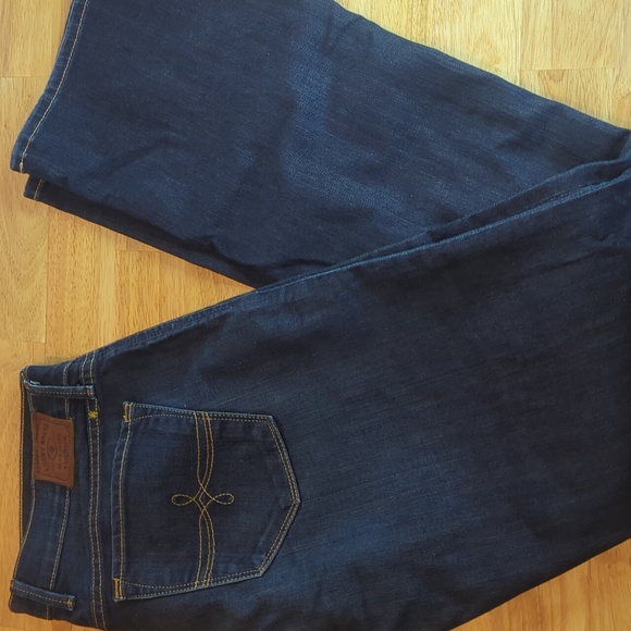 Lucky Brand Dark Wash Cate Boot Jeans 10/30 Ankle - Picture 9 of 10